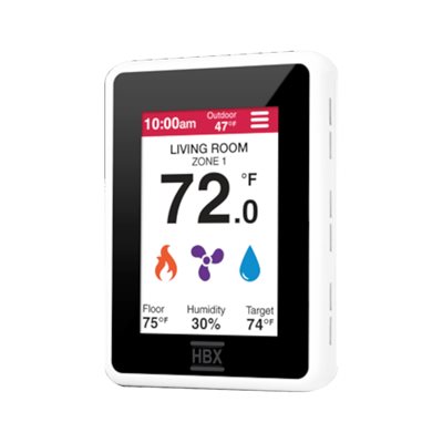 Thermostat HBX WiFi à écran tactile avec sonde de plancher