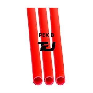 Barre pex 1" x 20' pieds rouge à barrière d'oxygène