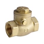 Thread swing check valve 3 / 4" brass lead free