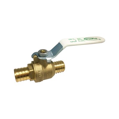 Lead free brass ball valve 1 / 2" PEX