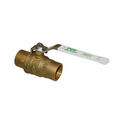 Lead Free brass ball valve 1 / 2" solder