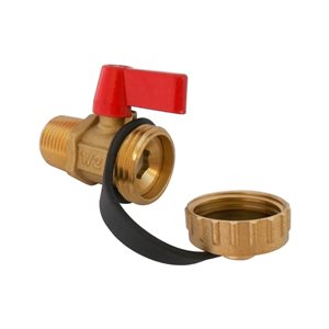 Drain valve 1 / 2" MNPT (1 / 4'' turn) with cap