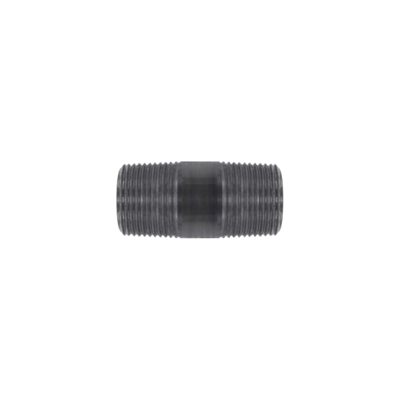 1" x 2" Black steel Nipple