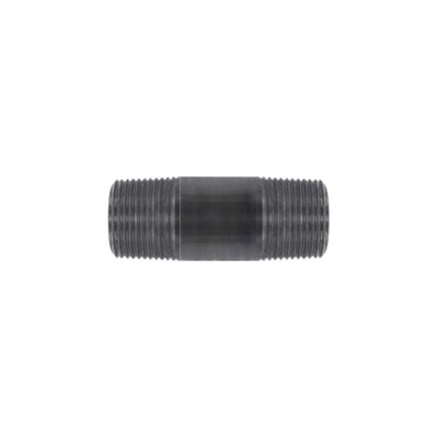 Black steel Nipple 1-1 / 2'' x 3''