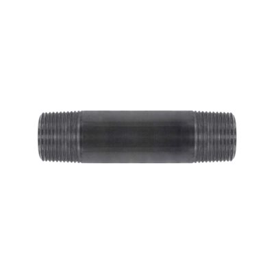 Black steel Nipple 1 / 2'' x 5-1 / 2''