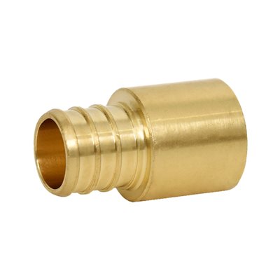 Lead free brass adapter 1" solder female x 1" pex