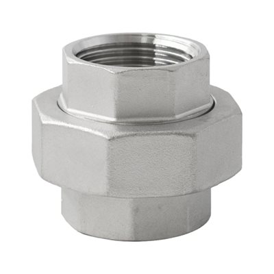 Union 1'' stainless steel threaded