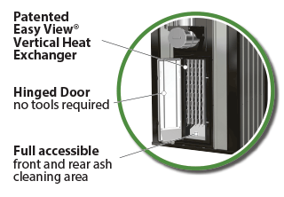 Patented Easy View Vertical Heat Exchanger